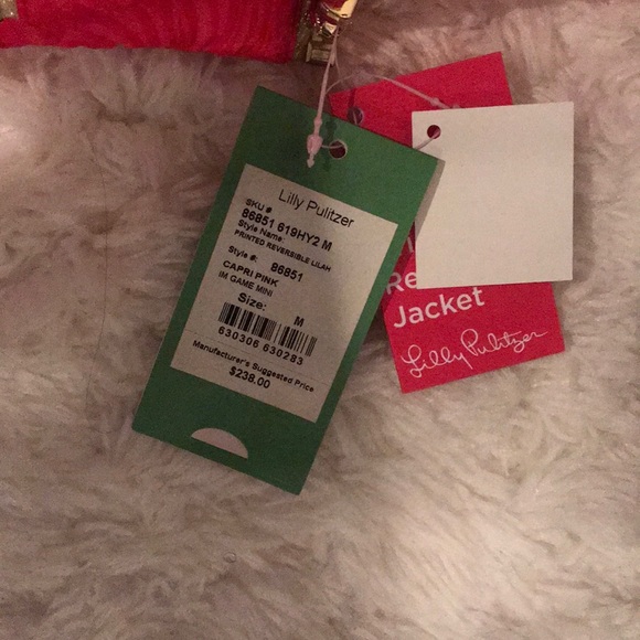 Lilly Pulitzer Lilah Printer Reversible jacket - Picture 3 of 4